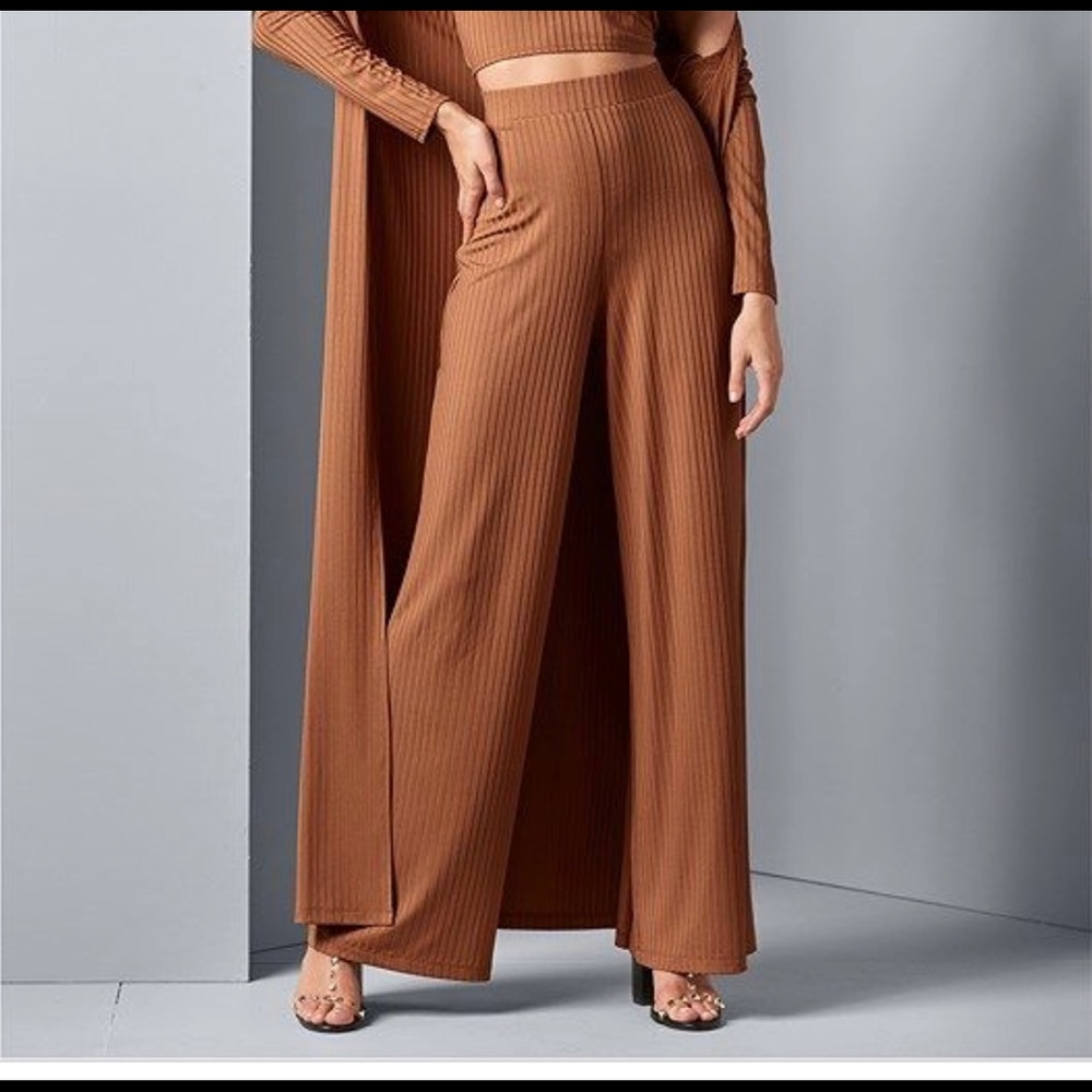 Ribbed Wide Leg Pant VENUS